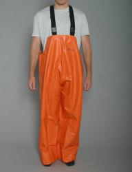 Bimini Bay Men's Orange Force 10 Bib Style Rain Pants