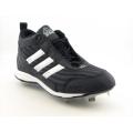 Adidas Men's 'Spinner IV 3/4' Black/White Baseball Cleats (Size 15)