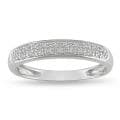 10k White Gold 1/10ct TDW Diamond Fashion Ring (H-I, I2-I3)