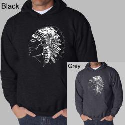 Los Angeles Pop Art Men's Native American Indian Hoodie