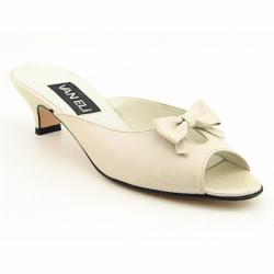 Shura 'Vaneli' Womens Bone Sandals Narrow Peep-Toe Shoes (Size 7.5)