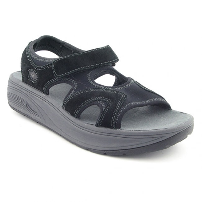 Easy Spirit Women's 'Fabulous' BlackCharcoal Sport Sandals (Size 10 ...