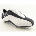 Reebok Men's 'NFL Low D' Black/White Cleats (Size 13.5)