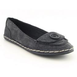 Rocket Dog Women's 'Whirl' Smoke Black/Washed Corduroy Cotton Flats