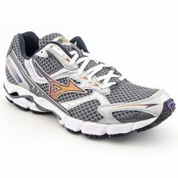 Mizuno Women's 'Wave Rider 13' Grey/Purple/Orange Running Shoes 