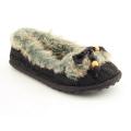 Rocket Dog Women's 'Shimmie' Dark Brown Cozy Knit Slippers