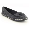 Rocket Dog Women's 'Whirl' Smoke Black/Washed Corduroy Cotton Flats