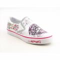 Ed Hardy Kids 11FDP102K Daphine Youth Kids Girls White Athletic Shoes