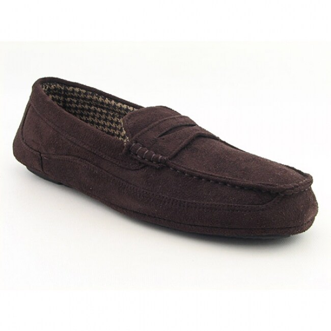 men  'Sam' izod  for Overstockâ„¢ Brown Slipper Mens Shoes  Shopping  Izod  Big slippers