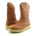 Georgia 'Wellington Wedge' Mens Brown Barracuda Work Boots