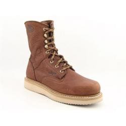 See Reviews Georgia Men's 'Barracuda' 8-inch Brown Work Boots