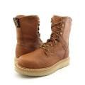 Georgia Men's 'Barracuda' 8-inch Wedge Brown Work Boots