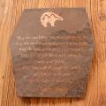 Volcanic Slate 'May the Sun Bring' Engraved Stone (Indonesia)