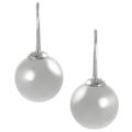 Sterling Silver 12-mm Faux Pearl Earrings