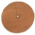 Hues Copper Hemmed Holiday Tree Skirt