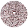 Joker Scarlet Cinnamon Reversible Holiday Tree Skirt