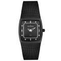 Skagen Women's Steel Crystal Black Mesh Black Dial Watch