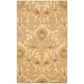 Handmade Cambridge Paradise Brown Wool Rug (3' x 5')