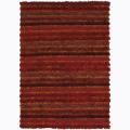 Hand-woven Mandara Shag Rug (5' x 7'6)