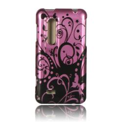 Luxmo LG Thrill 4G Black Swirl Protector Case