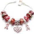Bleek2Sheek True Hope Collection: Scarlet Edition Charm Bracelet