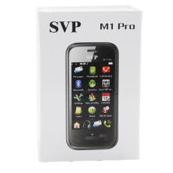 SVP M1 Pro Red touch screen unlocked phone with microSD 8GB card 3.0