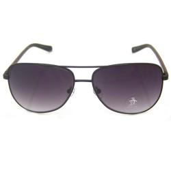 Original Penguin The Salty BK Black Metal Aviator Sunglasses