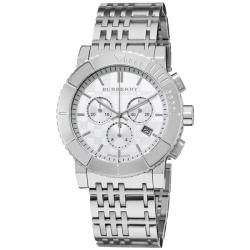 Burberry Men's 'Round Chronograph' Stainless Steel Watch