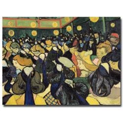 Vincent van Gogh, 'The Dance Hall at Arles, 1888' Canvas Art