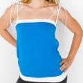 American Apparel Women's Sheer Jersey Shoulder Tie Tube Top
