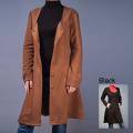 AtoZ Women's Deep Scoop Coat