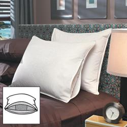 Famous Maker Luxury All-down High Loft Chamber Pillows with Protective Zip Covers (Set of 2)