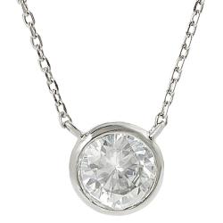 Tressa Silvertone Round-cut Cubic Zirconia Necklace