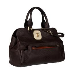 Longchamp Gatsby Embossed Leather Tote Bag