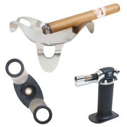 Cigar Humidor and Accessories Set Cinco