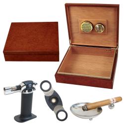 Cigar Humidor and Accessories Set Uno