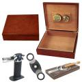 Cigar Humidor and Accessories Set Nueve