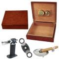 Cigar Humidor and Accessories Set Uno