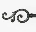 Medley 48 to 86-inch Black Curtain Rod