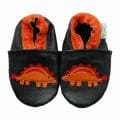 Stegosaurus Soft Sole Leather Baby Shoes