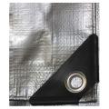 Kotap TRS1020 Heavy Duty Silver/Green Poly Tarp 10' x 20'