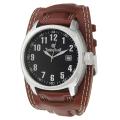 Timberland Men's 'Terrano' Stainless Steel and Leather Quartz Watch