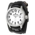 Timberland Men's 'Terrano' Stainless Steel and Leather Quartz Watch
