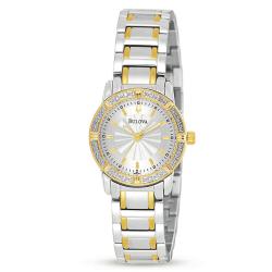 Bulova Women's Two-Tone 16-Diamond Watch