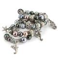 Sweet Romance Faux Pearl Sea Creatures Sprial Bracelet