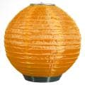 Orange Solar-powered Soji Lantern