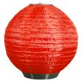 Red Solar-powered Soji Lantern