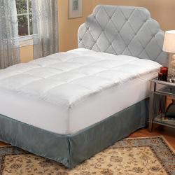 Framed Box Twin/ Twin XL-size Fiberbed with No Shift Skirt