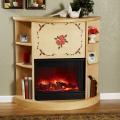The Rosette Real Flame Electric Fireplace