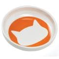 Ore Shadow Cat Bowl in Sunset Orange